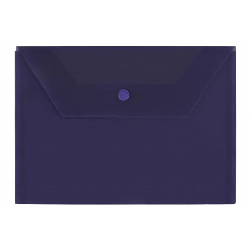 پوشه دکمه دار پاپکو کد B5-ClearM سایز A5 بسته 2 عددی