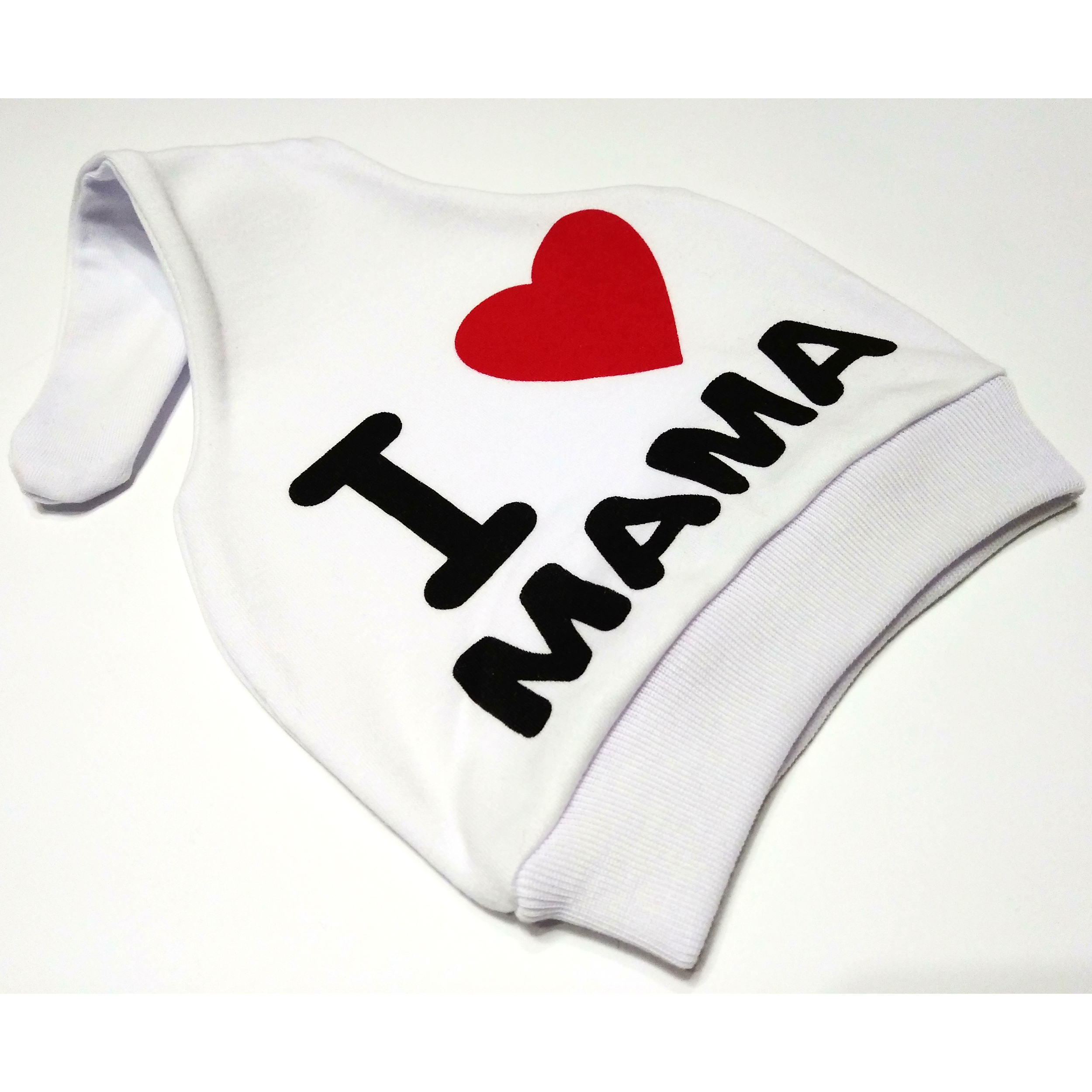 کلاه نوزادی طرح I Love Mama کد M334 -  - 4