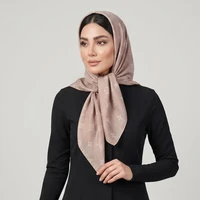 دستمال سر و گردن زنانه مدل مینی اسکارف تابستانه خنک ساده کد ana-2506