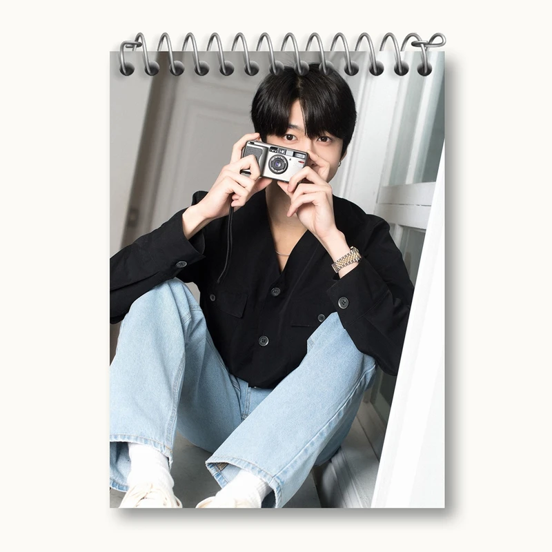 دفتر یادداشت 50 برگ خندالو مدل هیونگ وون گروه مانستا اکس MONSTA X کد 21177