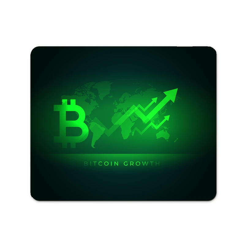 ماوس پد پاد آفرین مدل بیت کوین کریپتو فارکس ترید ارزدیجیتال کد P306 سایز 19*24 سانتی متر