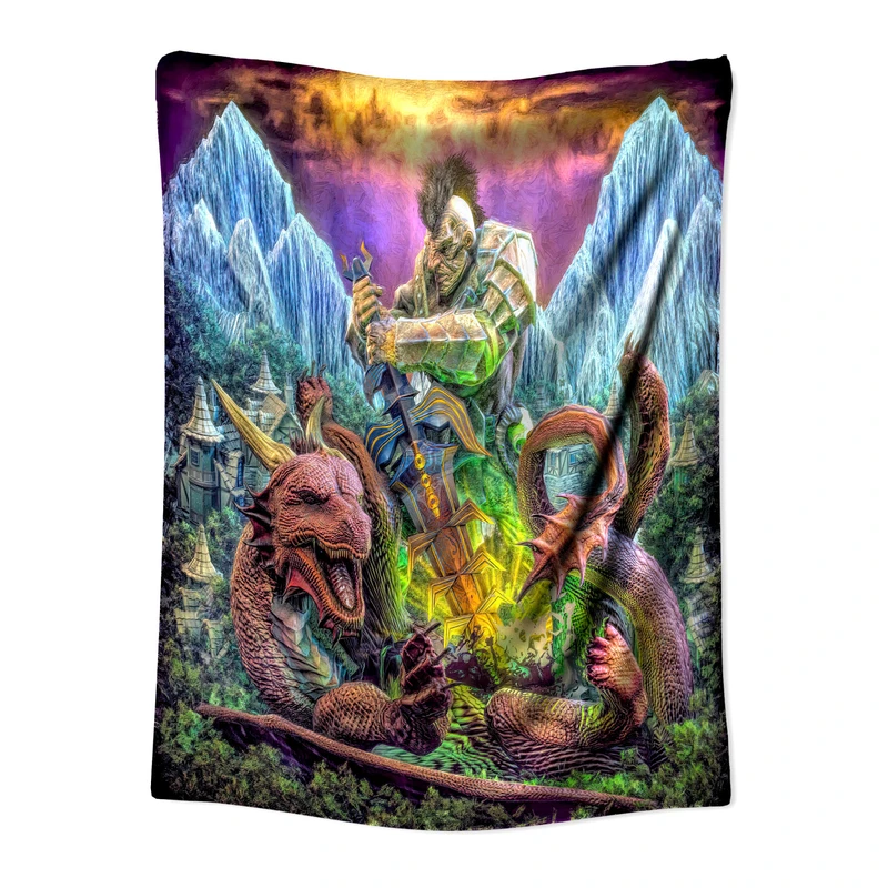  پوستر پارچه ای مدل بکدراپ بلک لایت کد 1506