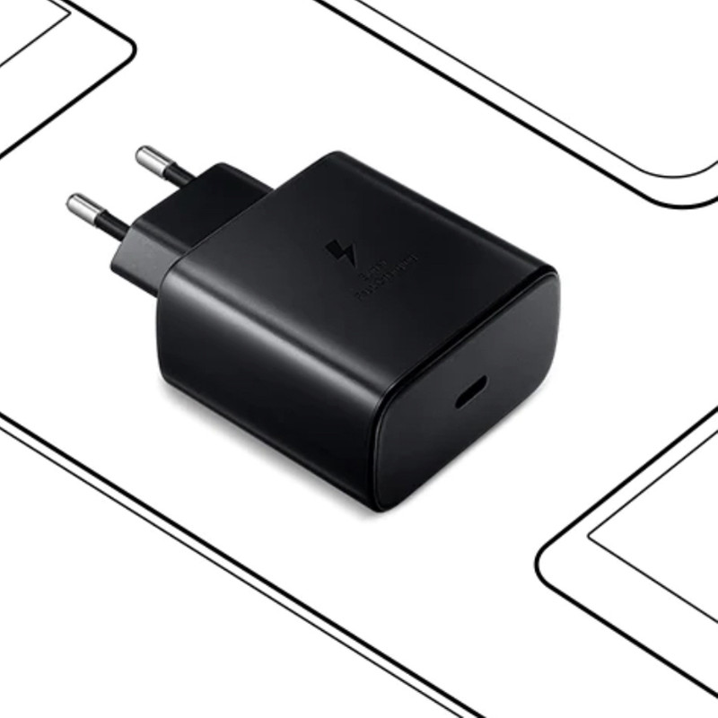 شارژر دیواری سامسونگ مدل EP-T4510 به همراه کابل تبدیل USB-C