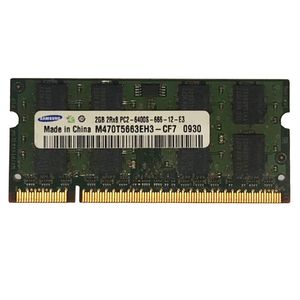 نقد و بررسی رم لپ تاپ DDR2 تک کاناله 800 مگاهرتز CL6 سامسونگ مدل M470T5663EH3-CF7 ظرفیت 2 گیگابایت توسط خریداران