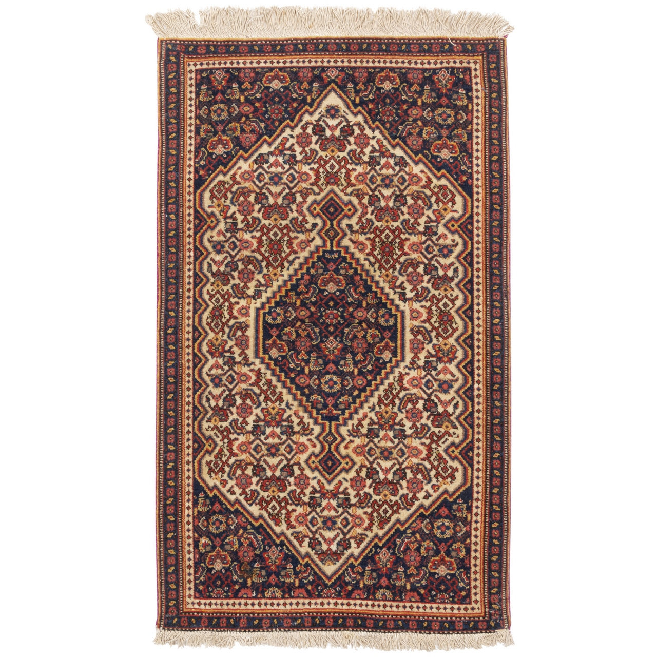 فرش دستباف قدیمی نیم متری سی پرشیا کد 102377
