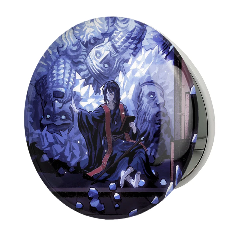 آینه جیبی خندالو طرح بازی الدن رینگ (Elden Ring) مدل تاشو کد 31253