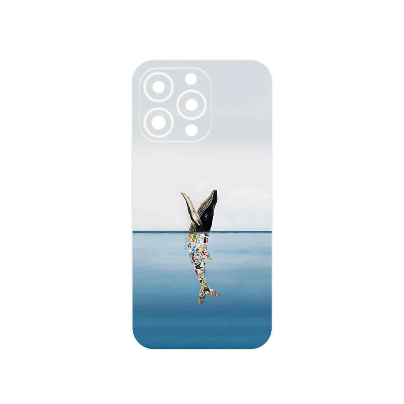 برچسب پوششی ماهوت مدل Collage of Sea Trash مناسب برای گوشی موبایل اپل iphone 13 Pro