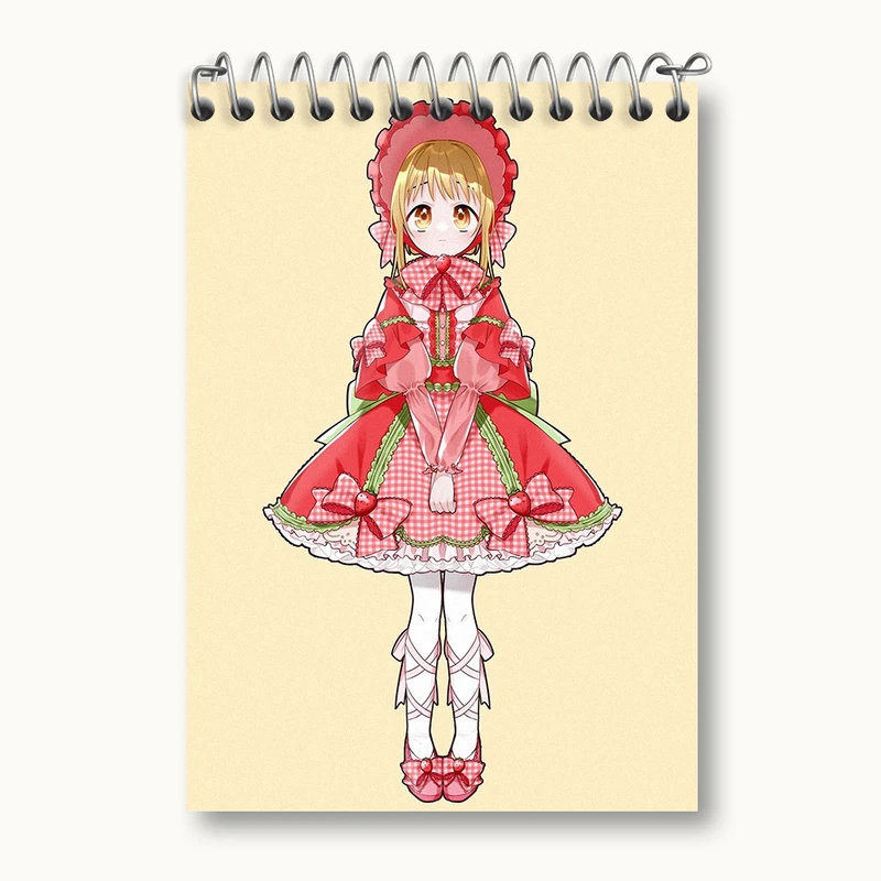 دفتر یادداشت 50 برگ خندالو مدل کیسا انیمه سبد میوه کد 33979