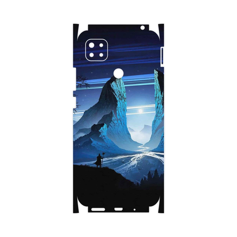 برچسب پوششی ماهوت مدل Blue Mountains Digital Art-FullSkin مناسب برای گوشی موبایل شیائومی Redmi 9 Activ