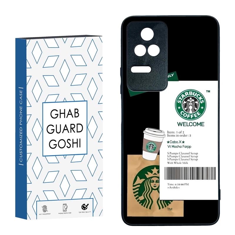 کاور قاب گارد گوشی طرح استارباکس کد TPU-071 مناسب برای گوشی موبایل شیائومی  Redmi K40S / Poco F4 5G