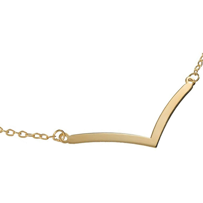 پابند طلا 18 عیار زنانه طرح وی کد GAN023