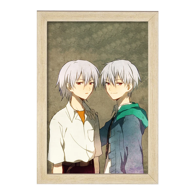 تابلو خندالو مدل آکیسا و ناگیسا انیمه میرای نیکی کد 32371