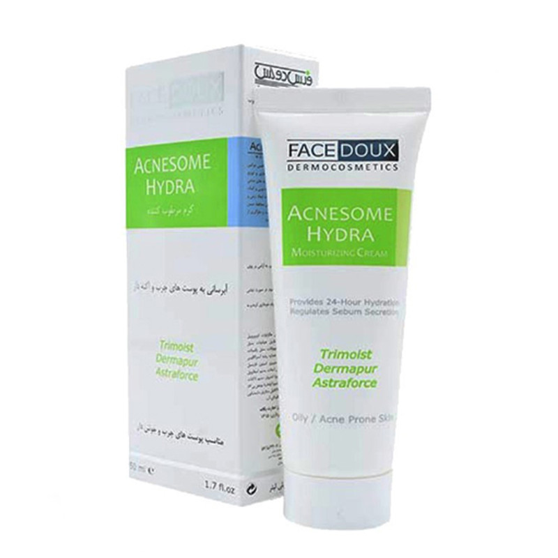 کرم مرطوب کننده فیس دوکس سری Acnesome مدل HYDRA حجم 50 میلی لیتر