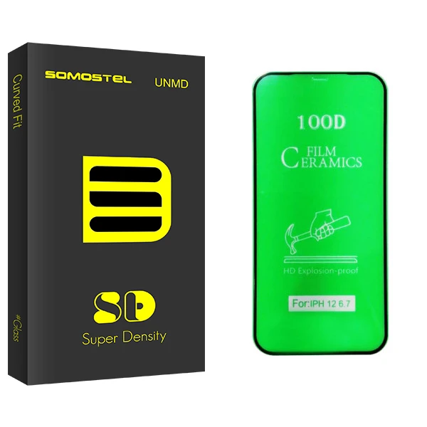 محافظ صفحه نمایش سوماستل مدل SD Glass مناسب برای گوشی موبایل اپل iPhone 12 Pro MAX