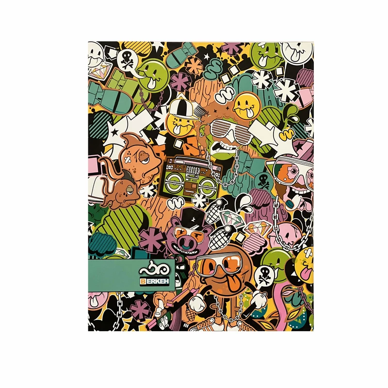 دفتر کلاسوری 80 برگ 4 حلقه برکه کد 3101