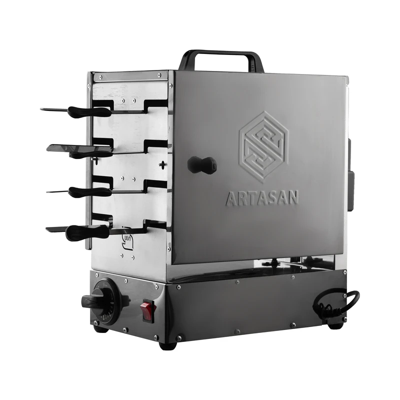 کباب‌پز برقی آرتاسان مدل خانگی استیل ۸ سیخ