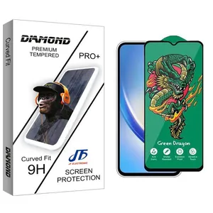JF Diamond Green_Dragon Screen Protector For Samsung Galaxy A34