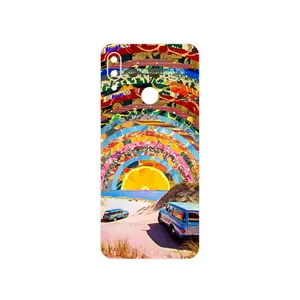 MAHOOT Collage of Orange Sky Cover Sticker for Motorola Moto E6 Plus