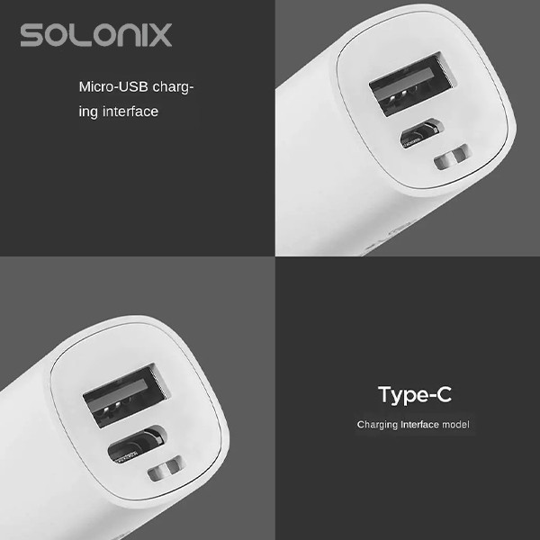 چراغ قوه سولونیکس مدل زوم دار کد ZJ-129 با نور مهتابی