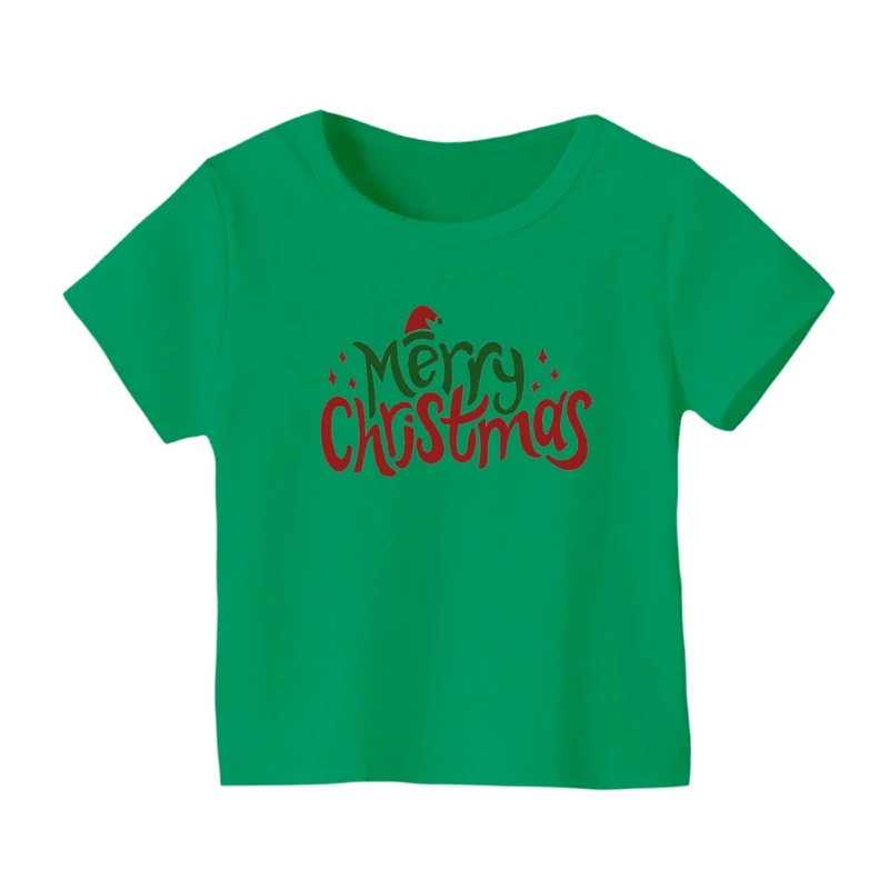 تی شرت آستین کوتاه بچگانه مدل نوشته کریسمس کد 23