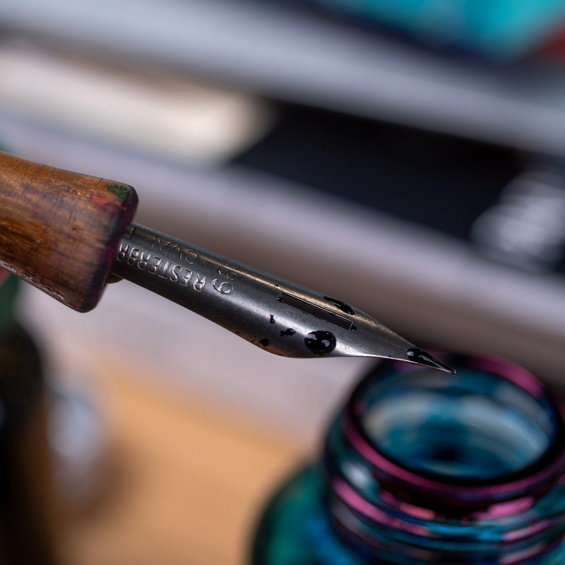 نوک قلم خوشنویسی استربروک مدل Oval 668