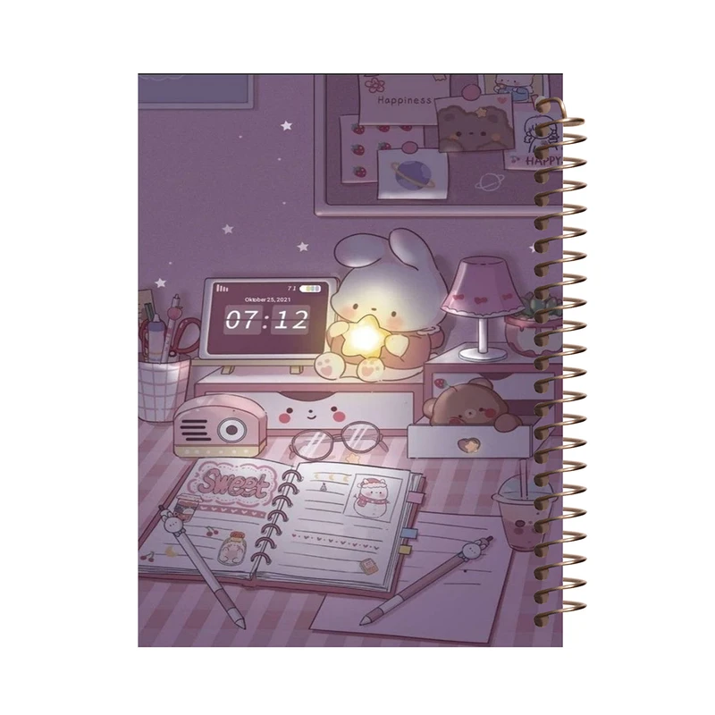 دفتر نقاشی 60 برگ طرح دخترانه مدل فانتزی کد A519