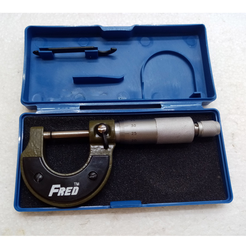 میکرومتر خارج سنج فرد مدل 78 گستره 25-0 میلی متر