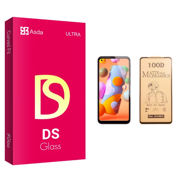 محافظ صفحه نمایش سرامیکی آسدا مدل DS مناسب برای گوشی موبایل سامسونگ Galaxy A11