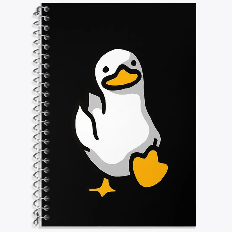 دفتر زبان 50 برگ خندالو مدل سه خط طرح اردک کد F1948