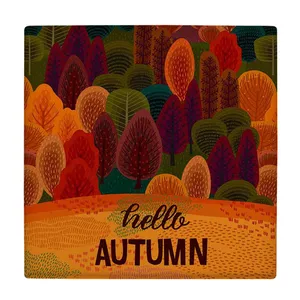  زیر لیوانی  طرح نقاشی درختان کد    5930894_4812