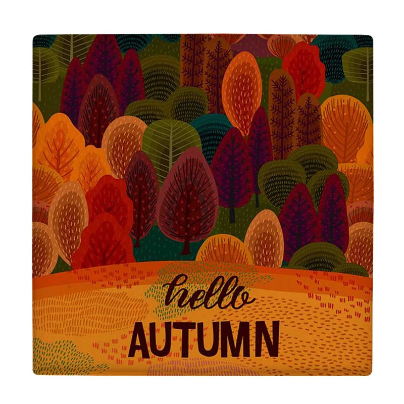  زیر لیوانی  طرح نقاشی درختان کد    5930894_4812