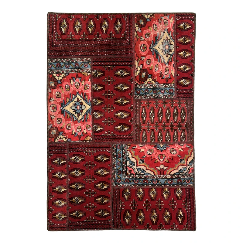 کلاژ فرش دستباف 1.5 متری کد NKP.RJ46