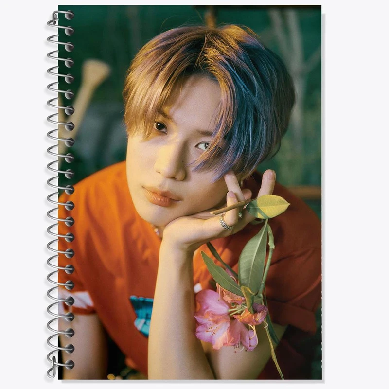 دفتر زبان 50 برگ خندالو مدل سه خط طرح تمین گروه شاینی Shinee کد 12351