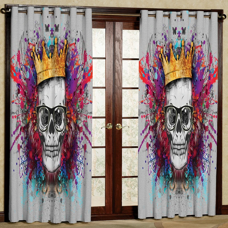 پرده مدل مخمل پانچی کد 2038T2 سایز 200x140 سانتی متر