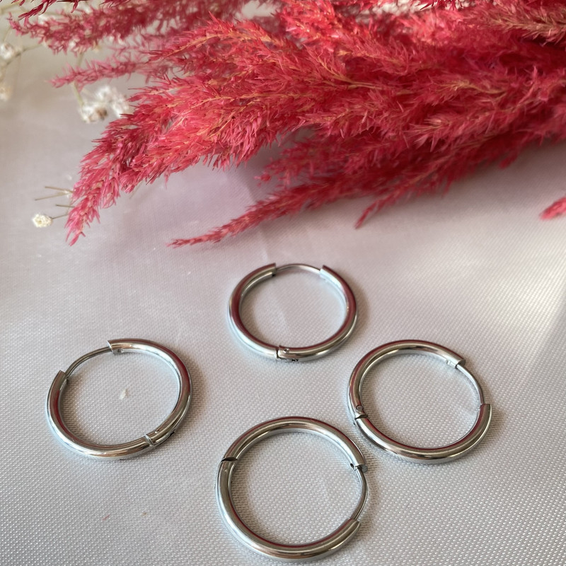 پیرسینگ گوش مدل حلقه ای ساده کد B