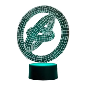 چراغ خواب مدل بالبینگ هندسی 4