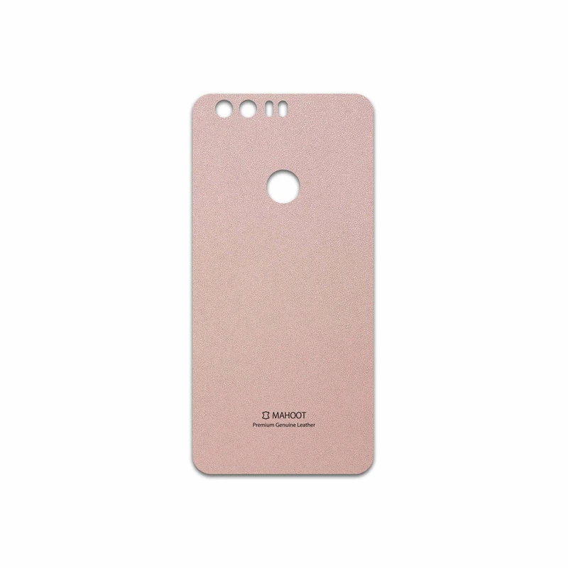 برچسب پوششی ماهوت مدل Rose Gold Leather مناسب برای گوشی موبایل آنر 8