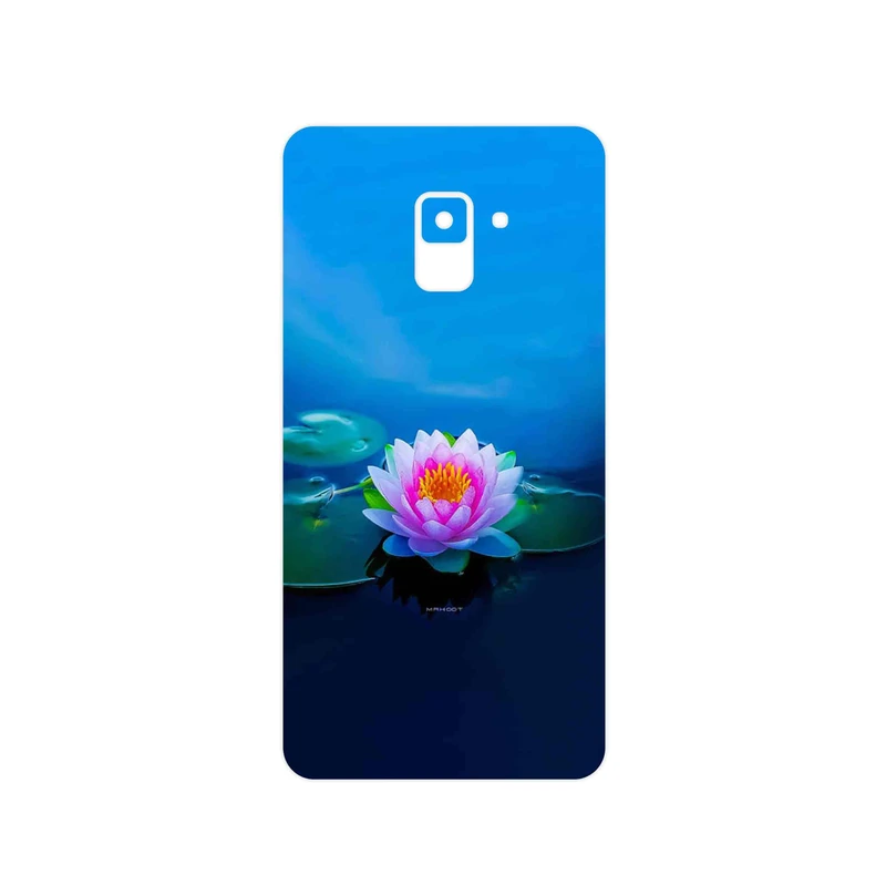 برچسب پوششی ماهوت مدل Lotus مناسب برای گوشی موبایل سامسونگ Galaxy A8 Plus 2018