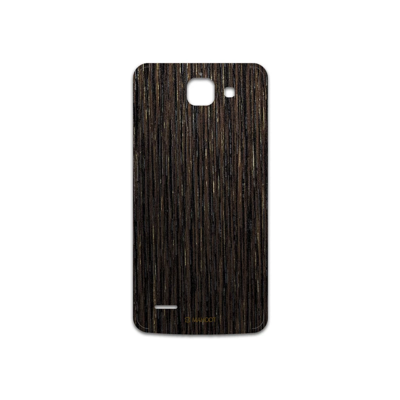 برچسب پوششی ماهوت مدل Dark-Gold-Stripes-Wood مناسب برای گوشی موبایل هوآوی Ascend G730