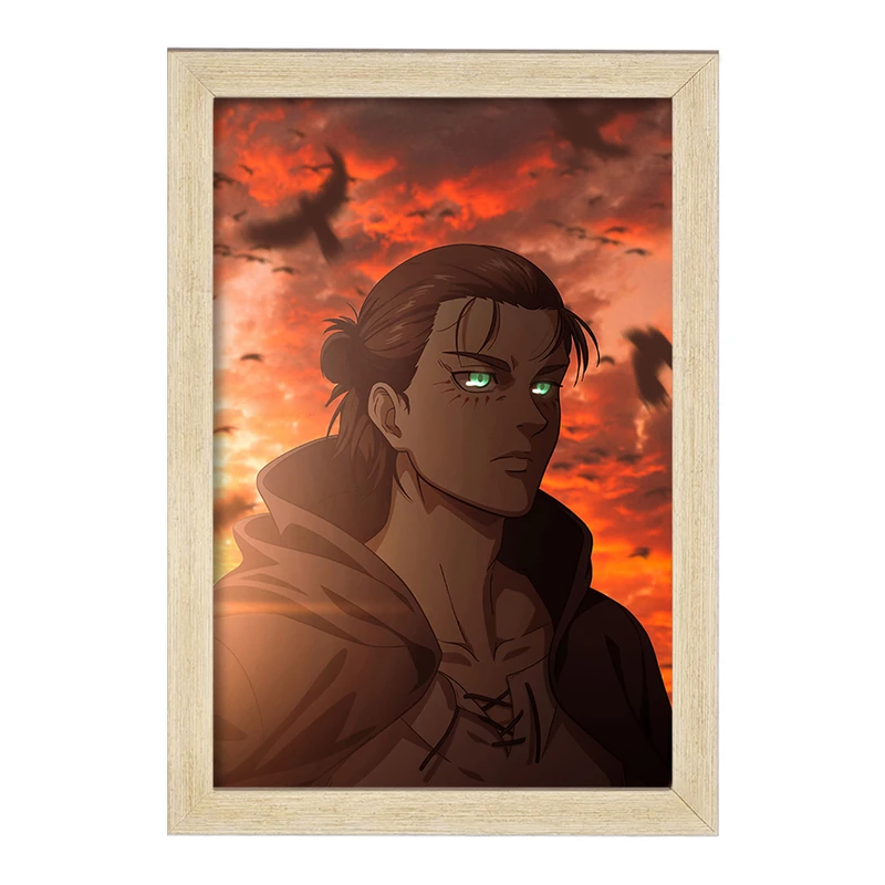 تابلو خندالو مدل ارن یگر انیمه اتک آن تایتان  کد 13252