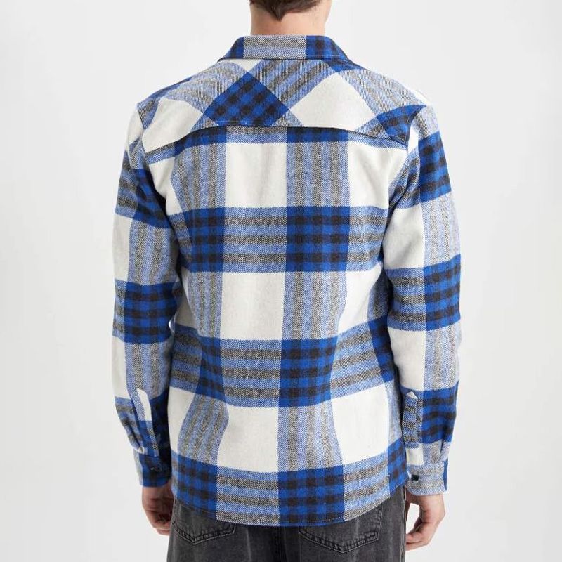 پیراهن آستین بلند مردانه دفکتو مدل S9275AZBE303 - - 2