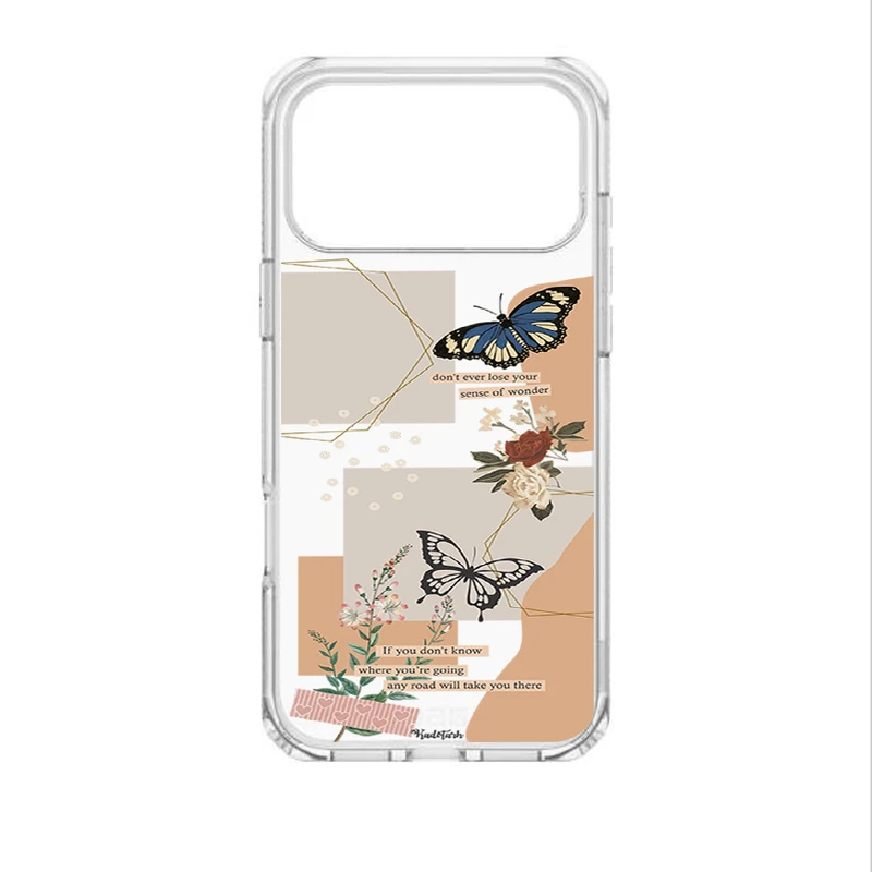 کاور طرح Butterfly مناسب برای گوشی موبایل اپل IPhone 17 Pro