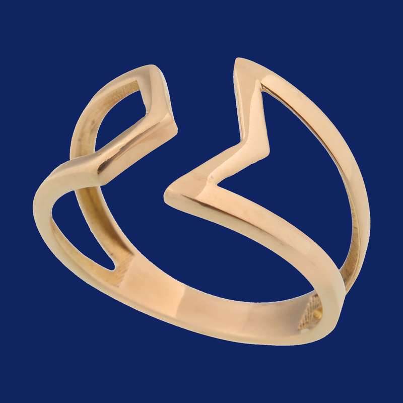 انگشتر طلا 18 عیار زنانه گالری یارطلا کد AN21-1   