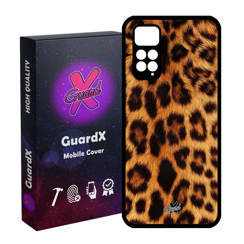 کاور گارد ایکس طرح Leopard مدل Glass10095 مناسب برای گوشی موبایل شیائومی Redmi Note 11S/ Note 11 4G