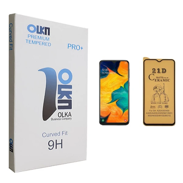 محافظ صفحه نمایش سرامیکی الکا مدل +PRO مناسب برای گوشی موبایل سامسونگ Galaxy A40s