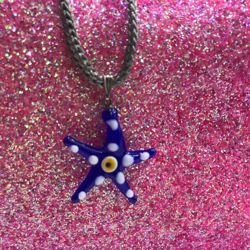 آویز گردنبند دخترانه مدل ستاره دریایی