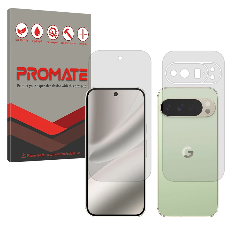 محافظ صفحه نمایش مات پرومیت مدل Resistant مناسب برای گوشی موبایل گوگل Pixel 10 Pro XL به همراه محافظ پشت گوشی 