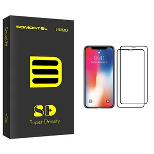 Somastel SD Glass Screen Protector For Apple iPhone X Pack Of 2