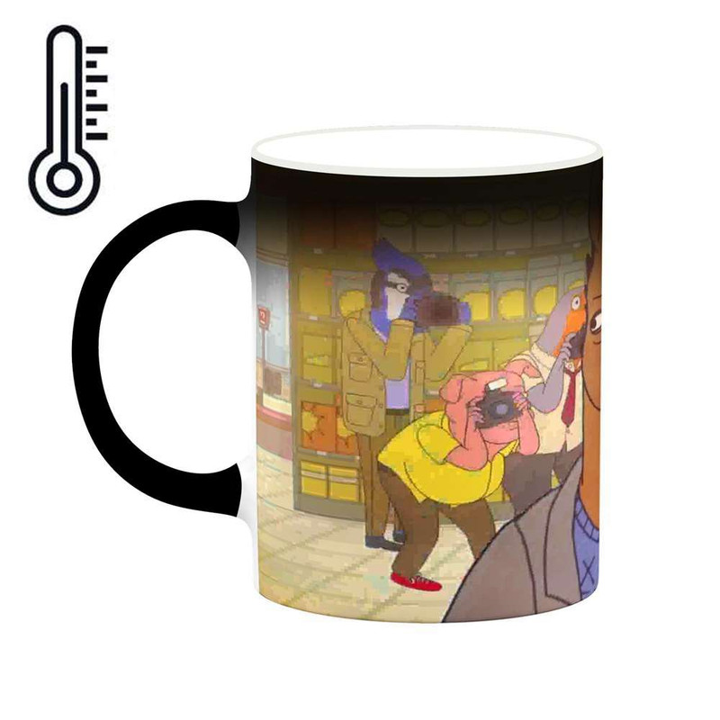 ماگ حرارتی کاکتی مدل کارتون BoJack Horseman کد mgh22334 ماگ حرارتی کاکتی مدل کارتون BoJack Horseman کد mgh22334