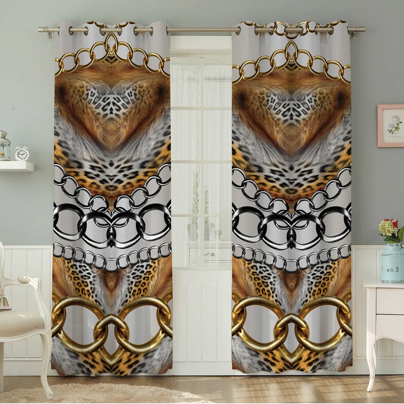 پرده نیروانا طرح سنتی  مدل هازان کد 4386 سایز 140×280 سانتی متر